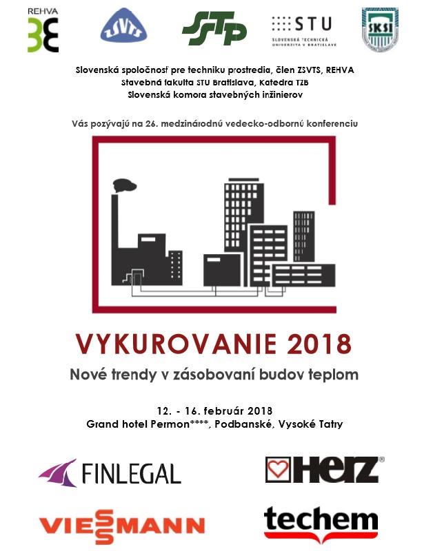 konferencia, Vykurovanie 2018, Vysoké Tatry