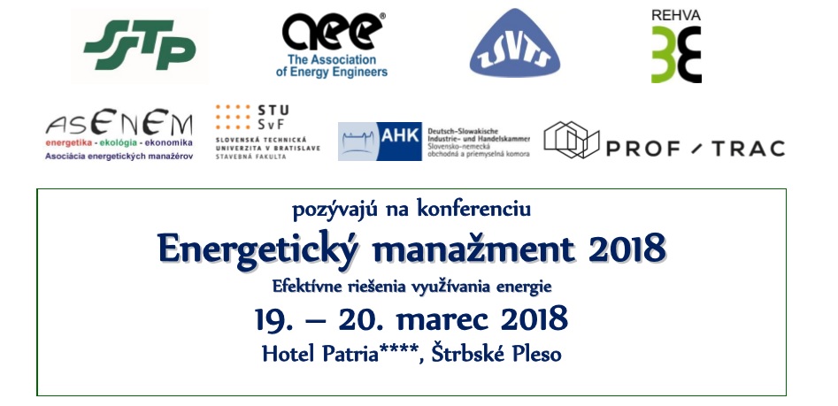 Slovenská spoločnosť pre techniku prostredia, SSTP, Vysoké Tatry, Energetický manažment, konferencia, Green Magazine